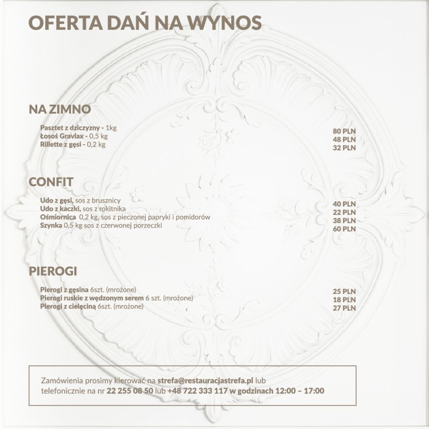 OFERTA DAŃ NA WYNOS